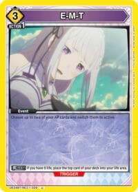 E-M-T - UE24BT: Re:ZERO -Starting Life in Another World- - Union Arena card