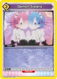 Demon Sisters - UE24BT: Re:ZERO -Starting Life in Another World- - Union Arena card