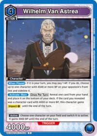 Wilhelm Van Astrea - UE24BT: Re:ZERO -Starting Life in Another World- - Union Arena card