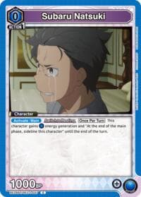 Subaru Natsuki (037) - UE24BT: Re:ZERO -Starting Life in Another World- - Union Arena card