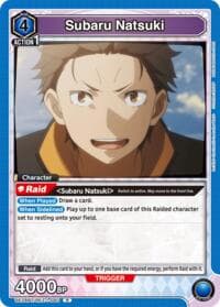 Subaru Natsuki (040) - UE24BT: Re:ZERO -Starting Life in Another World- - Union Arena card
