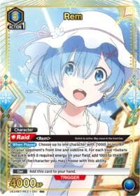 Rem (051) (R*) - UE24BT: Re:ZERO -Starting Life in Another World- - Union Arena card