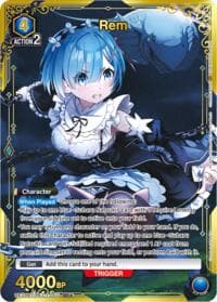 Rem (052) (SR*) - UE24BT: Re:ZERO -Starting Life in Another World- - Union Arena card