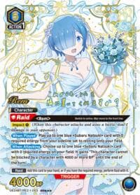 Rem (053) (SR***) - UE24BT: Re:ZERO -Starting Life in Another World- - Union Arena card