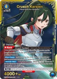 Crusch Karsten (058) (SR*) - UE24BT: Re:ZERO -Starting Life in Another World- - Union Arena card