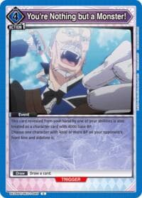 You're Nothing but a Monster! - UE24BT: Re:ZERO -Starting Life in Another World- - Union Arena card