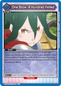 One Blow, A Hundred Felled - UE24BT: Re:ZERO -Starting Life in Another World- - Union Arena card
