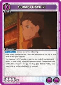 Subaru Natsuki (070) - UE24BT: Re:ZERO -Starting Life in Another World- - Union Arena card