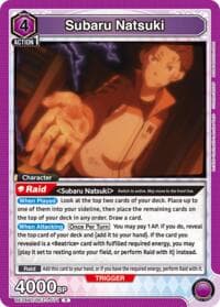 Subaru Natsuki (071) - UE24BT: Re:ZERO -Starting Life in Another World- - Union Arena card