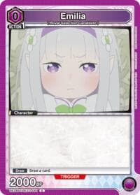 Emilia (081) - UE24BT: Re:ZERO -Starting Life in Another World- - Union Arena card