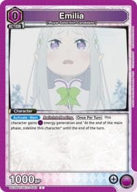 Emilia (082) - UE24BT: Re:ZERO -Starting Life in Another World- - Union Arena card