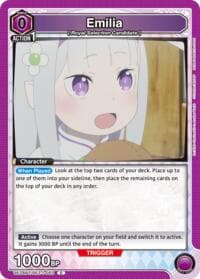 Emilia (083) - UE24BT: Re:ZERO -Starting Life in Another World- - Union Arena card