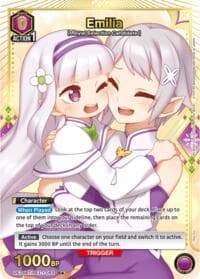 Emilia (083) (C*) - UE24BT: Re:ZERO -Starting Life in Another World- - Union Arena card