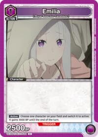 Emilia (084) - UE24BT: Re:ZERO -Starting Life in Another World- - Union Arena card