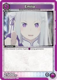 Emilia (086) - UE24BT: Re:ZERO -Starting Life in Another World- - Union Arena card