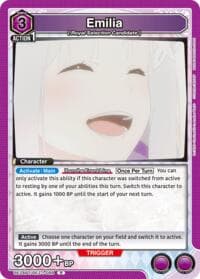 Emilia (088) - UE24BT: Re:ZERO -Starting Life in Another World- - Union Arena card