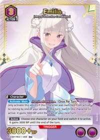 Emilia (088) (R*) - UE24BT: Re:ZERO -Starting Life in Another World- - Union Arena card