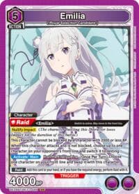 Emilia (089) - UE24BT: Re:ZERO -Starting Life in Another World- - Union Arena card