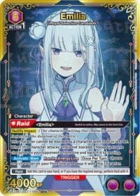 Emilia (089) (SR*) - UE24BT: Re:ZERO -Starting Life in Another World- - Union Arena card