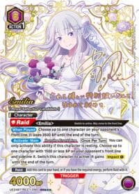 Emilia (090) (SR***) - UE24BT: Re:ZERO -Starting Life in Another World- - Union Arena card