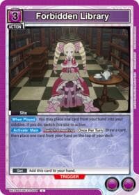 Forbidden Library - UE24BT: Re:ZERO -Starting Life in Another World- - Union Arena card