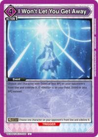 I Won't Let You Get Away - UE24BT: Re:ZERO -Starting Life in Another World- - Union Arena card