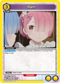Ram (010) - UE24ST: Re:ZERO -Starting Life in Another World- Starter Deck - Union Arena card