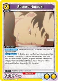 Subaru Natsuki - UE24ST: Re:ZERO -Starting Life in Another World- Starter Deck - Union Arena card