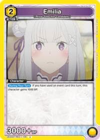 Emilia (105) - UE24ST: Re:ZERO -Starting Life in Another World- Starter Deck - Union Arena card
