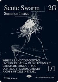 Scute Swarm (0205) - Secret Lair x MSCHF: The Zeta Set - Magic: The Gathering card