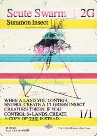 Scute Swarm (0326) - Secret Lair x MSCHF: The Zeta Set - Magic: The Gathering card