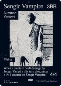 Sengir Vampire (0170) - Secret Lair x MSCHF: The Zeta Set - Magic: The Gathering card