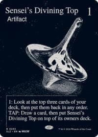 Sensei's Divining Top (0233) - Secret Lair x MSCHF: The Zeta Set - Magic: The Gathering card
