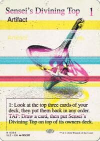 Sensei's Divining Top (0354) - Secret Lair x MSCHF: The Zeta Set - Magic: The Gathering card