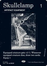 Skullclamp (0234) - Secret Lair x MSCHF: The Zeta Set - Magic: The Gathering card