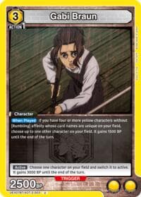 Gabi Braun (003) - UEX07BT: Attack on Titan Vol. 2 - Union Arena card