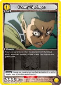 Conny Springer (005) - UEX07BT: Attack on Titan Vol. 2 - Union Arena card