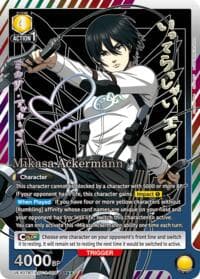Mikasa Ackermann (008) (SR**) - UEX07BT: Attack on Titan Vol. 2 - Union Arena card