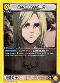 Annie Leonhart - UEX07BT: Attack on Titan Vol. 2 - Union Arena card