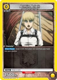 Armin Arlelt (011) - UEX07BT: Attack on Titan Vol. 2 - Union Arena card