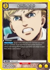 Armin Arlelt (012) - UEX07BT: Attack on Titan Vol. 2 - Union Arena card