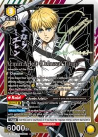 Armin Arlelt (Colossal Titan) (013) (SR**) - UEX07BT: Attack on Titan Vol. 2 - Union Arena card