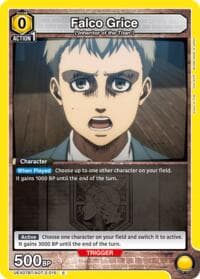 Falco Grice (015) - UEX07BT: Attack on Titan Vol. 2 - Union Arena card