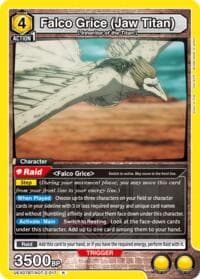 Falco Grice (Jaw Titan) - UEX07BT: Attack on Titan Vol. 2 - Union Arena card