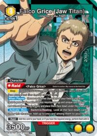 Falco Grice (Jaw Titan) (R*) - UEX07BT: Attack on Titan Vol. 2 - Union Arena card