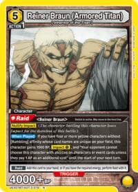 Reiner Braun (Armored Titan) (019) - UEX07BT: Attack on Titan Vol. 2 - Union Arena card