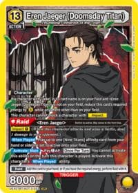 Eren Jaeger (Doomsday Titan) - UEX07BT: Attack on Titan Vol. 2 - Union Arena card
