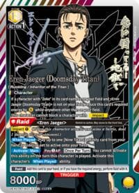 Eren Jaeger (Doomsday Titan) (SR**) - UEX07BT: Attack on Titan Vol. 2 - Union Arena card