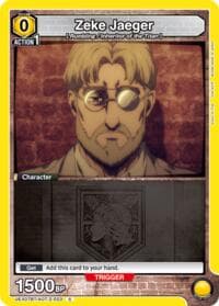 Zeke Jaeger (023) - UEX07BT: Attack on Titan Vol. 2 - Union Arena card