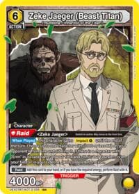 Zeke Jaeger (Beast Titan) (025) - UEX07BT: Attack on Titan Vol. 2 - Union Arena card